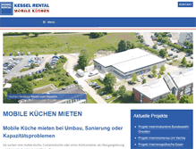 Tablet Screenshot of kesselrental.de